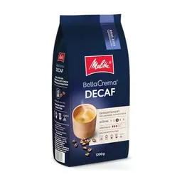 Melitta BellaCrema Decaf Ganze Kaffee-Bohnen 1kg - Koffeinfrei, milde Röstung