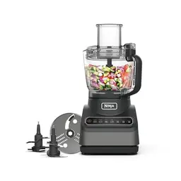 Ninja Küchenmaschine 2,1L mit 4 Programmen und 3 Geschwindigkeiten, 850W, spülmaschinenfest, Schwarz