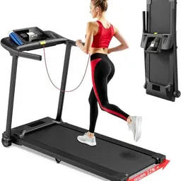 Laufband für Zuhause, klappbar, 12 km/h, Profi, elektrisch