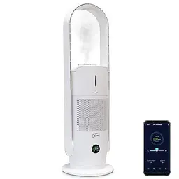 djive ARC 3in1 Luftreiniger, Luftbefeuchter & Ventilator, ideal für Allergiker, leise, App/Alexa, weiß