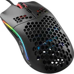 Glorious Gaming Mouse Model O- – Leichte, kompakte Gaming-Maus mit RGB-Beleuchtung – Mattschwarz