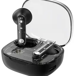 Kabellos Bluetooth 5.3 In-Ear Kopfhörer mit 4 Mikrofonen, 50h Spielzeit, USB-C Ladecase (Schwarz)