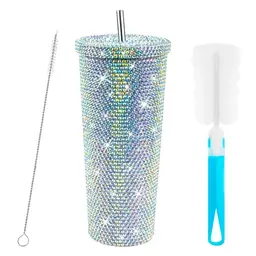 REFORUNG Edelstahl Thermobecher 750ml mit Deckel - Doppelwandig für Eiskaffee oder Wasser to Go