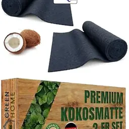 Pangolino Kokosmatte 2er Set für Winterschutz, Blau, 1,5 x 0,5 m