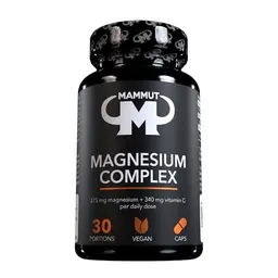 Mammut Nutrition Magnesium Kapseln, 4 Magnesiumformen, 90 Stück, 375 mg