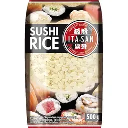 ITA-SAN Sushi Reis, Rundkorn, 100% vegan, halal, glutenfrei (500 g)