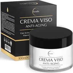 Gesichtscreme für Damen und Herren, 100 ml, Feuchtigkeitscreme mit Hyaluron und Vitamin C, Anti-Aging und Faltenreduzierung