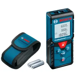 Bosch Professional Laser Entfernungsmesser GLM 40, max. Messbereich 40 m, inkl. 2 Batterien und Schutztasche