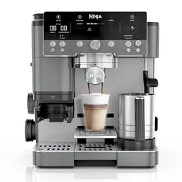 Ninja Luxe Premier 3-in-1 Kaffeemaschine für Espresso, Cold Brew & Filterkaffee, Grau-Metall