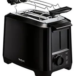 Tefal Uno TT1408 Toaster, 7 Bräunungsstufen, 800 Watt, schwarz
