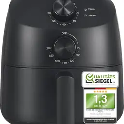 aeco Cube 2.0 Mini Airfryer – Kompakte Heißluftfritteuse, 2L, 5 Kochfunktionen, energieeffizient