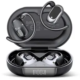 STECEi KI Übersetzer Kopfhörer, 3-in-1 Bluetooth, Echtzeit Sprachübersetzung, 164 Sprachen, Schwarz