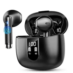 Drsaec Bluetooth 5.4 Kabellose In-Ear Kopfhörer mit 56 Std Akku, 6D Bass und Noise Cancelling, IP7 wasserdicht