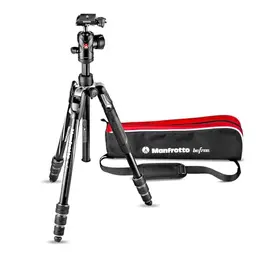 Manfrotto Befree Advanced Kamerastativ-Set mit Kugelkopf, tragbares Reisestativ aus Aluminium für DSLR und spiegellose Kameras