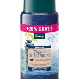 Kneipp Badekristalle für Tiefenentspannung, 720g - mit ätherischem Patchouliöl und Sandelholzextrakt, limitierte Edition