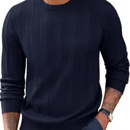 PJ PAUL JONES Herren Pullover Casual Marineblau