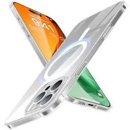 TORRAS Ultra Dünn MagSafe Hülle für iPhone 16 Pro Max - Stoßfest und Kratzfest, Transparent