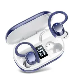 Kopfhörer kabellos Bluetooth 5.3, In Ear, Noise Cancelling, IP7 wasserfest, 128 Std. Akku, LED-Anzeige, HiFi Stereo