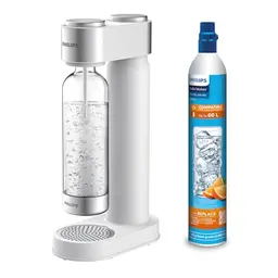 Philips GoZero Wassersprudler, 1 Liter, weiß