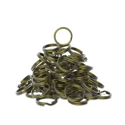 Silipac Schlüsselringe 100 Stück, Edelstahl, rund, 1 Zoll, robust, für Schlüsselanhänger, Lanyards, DIY, Jumpringe