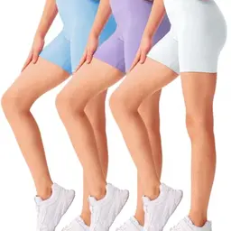 Roself 3er Pack Mädchen Shorts – Stretch Leggings für 6-16 Jahre