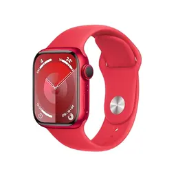 Apple Watch Series 9 GPS, 41 mm, Aluminiumgehäuse (Product) RED, Sportarmband S/M