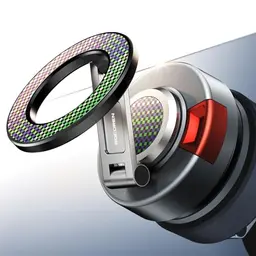 Rocoren Magnet Handyhalterung fürs Auto mit Vakuumsauger, 360° drehbar, kompatibel mit iPhone, Samsung & weitere Handys