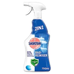 Sagrotan Bad-Reiniger Ozeanfrische – 2in1 für Hygiene im Badezimmer – 750 ml Sprühflasche