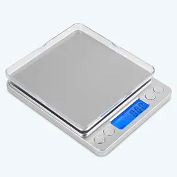 mafiti 3kg Küchenwaage Digital mit LCD Display, Tara-Funktion, silber