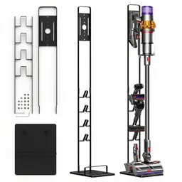 Freistehender Ständer für Dyson V15/V12/V11/V10/V8/V7 – Halterung aus Stahl, 127 cm hoch, kein Bohren