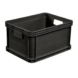 keeeper Transportbox-Set, 8-teilig, Stapelbar, 8 x 20 l, Graphit-Grau