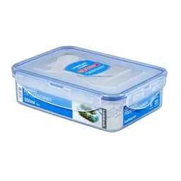 LocknLock Frischhaltedose, 550 ml, spül- & mikrowellengeeignet, 4-fach Verschluss