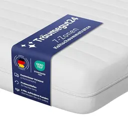 Träumegut24 AquaFlex 7-Zonen Matratze 160x200 cm | Ergonomische Kaltschaummatratze | Hypoallergen & waschbar