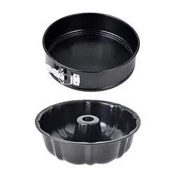 MasterPRO FOODIES COLLECTION - 2-teiliges Backofen-Set aus Kohlenstoffstahl - mit abnehmbaren Formen und Antihaftbeschichtung