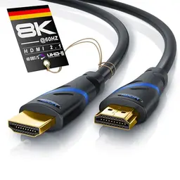 CSL 8k HDMI Kabel 2.1 - 2m - Ultra High Speed für Gaming und TV