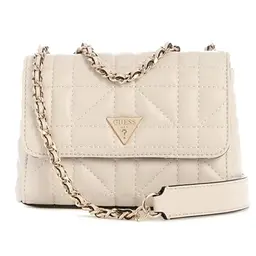 GUESS Damen Edita Mini Crossbody Tasche, Stein