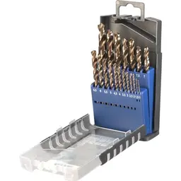kwb 248920 Metall-Spiralbohrer-Set, Cobalt, 19-teilig