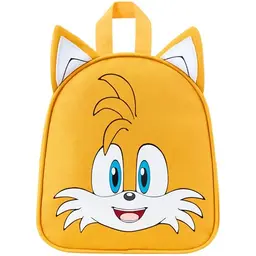 Sonic The Hedgehog Kleiner Rucksack für Kinder, kinderfreundlich, ideal für Kita und Freizeit, Gelb Tails