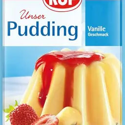 RUF Vanillepudding, Puddingpulver mit Vanillearoma, nur mit Milch und Zucker, glutenfrei & vegan, 5 x 37 g