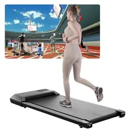 Lacuffy Walking Pad für Zuhause, leises Laufband bis 136 kg mit LCD-Anzeige und Trainings-APP