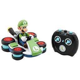 Nintendo Super Mario Luigi Kart Mini RC Racer, 2,4 GHz, mit Lenkung, 360° Drehungen, Drifts, bis 30 m Reichweite, für Kinder ab 4 Jahre