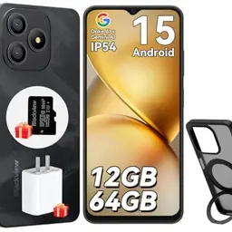 Blackview Wave 9C Smartphone 6.56'' HD+, 12GB+64GB, Android 15, 5000mAh, 13MP Kamera, IP54
