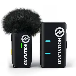 Hollyland Lark M1 Wireless Lavalier Mikrofon - Kabelloses Ansteckmikrofon für DSLR, iPhone und Android (Solo)