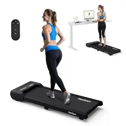 FlexiSpot Laufband Walking Pad für zuhause und Büro, tragbar bis 120kg, geräuscharm 1-6 km/h mit Fernbedienung und LED Display