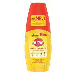 Autan Multi Insektenspray, 100 ml - Schutz vor Mücken, Stechfliegen und Zecken