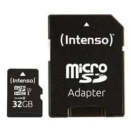 Intenso Premium microSDHC 32GB Class 10 Speicherkarte mit SD-Adapter