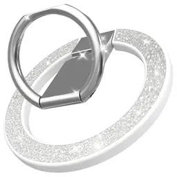 Magnetischer Handy-Ringhalter für Mag-Safe – Fingerring-Ständer für iPhone 12/13/14/15/16 (Flash Silver)