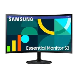 Samsung 24 Zoll Curved Monitor, Full HD, 100 Hz, Flicker Free, Schwarz