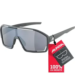 ALPINA Bonfire Sonnenbrille, Midnight-Grey matt, Unisex