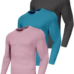 3er Pack Langarmshirt UPF 50+ UV Schutz Sport Shirt für Männer - Laufshirt Fitnessshirt Outdoor Workout